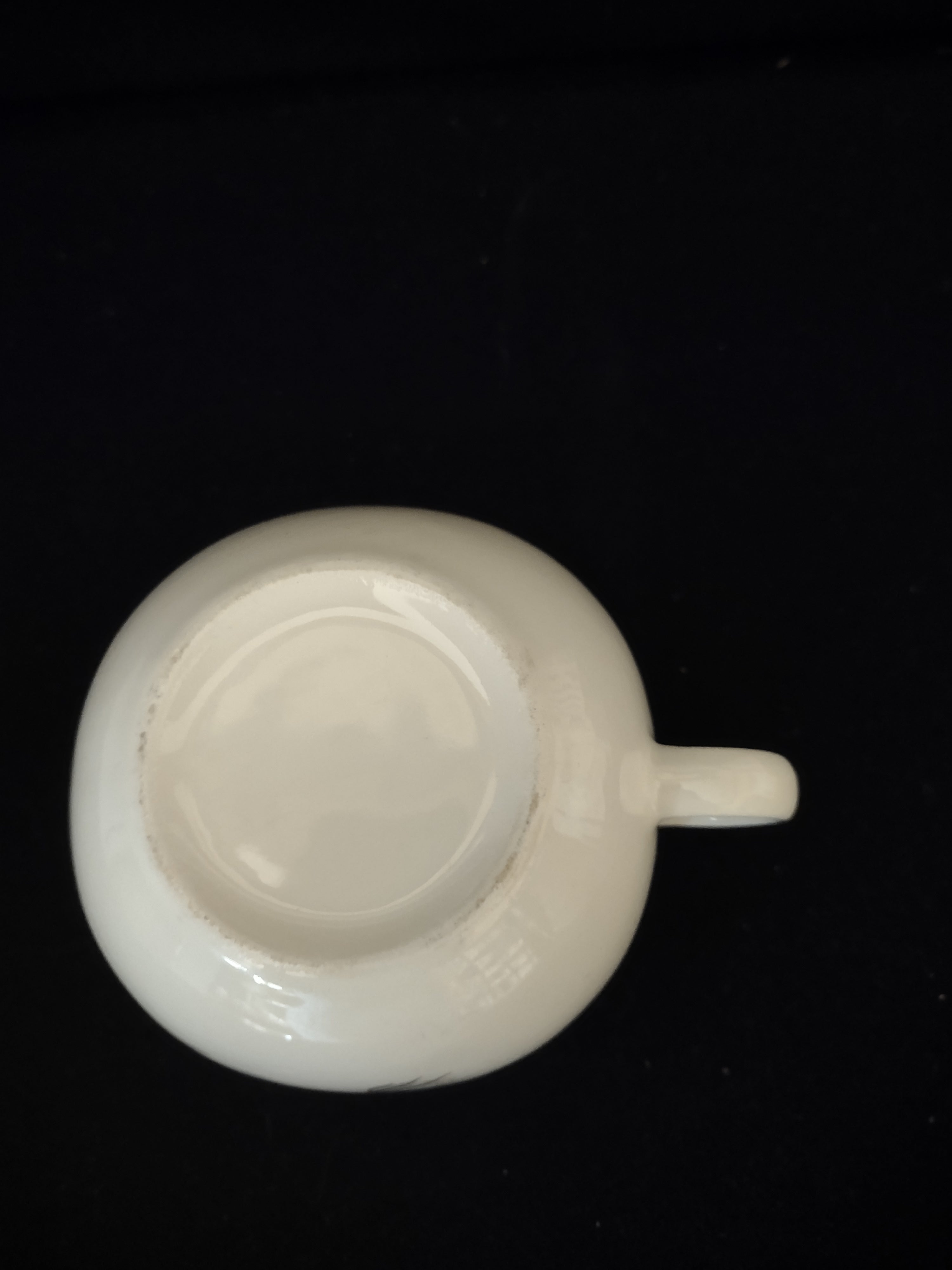 Vintage Crooksville Enchantment Sugar Bowl with Lid Creamer Set MCM [6545]