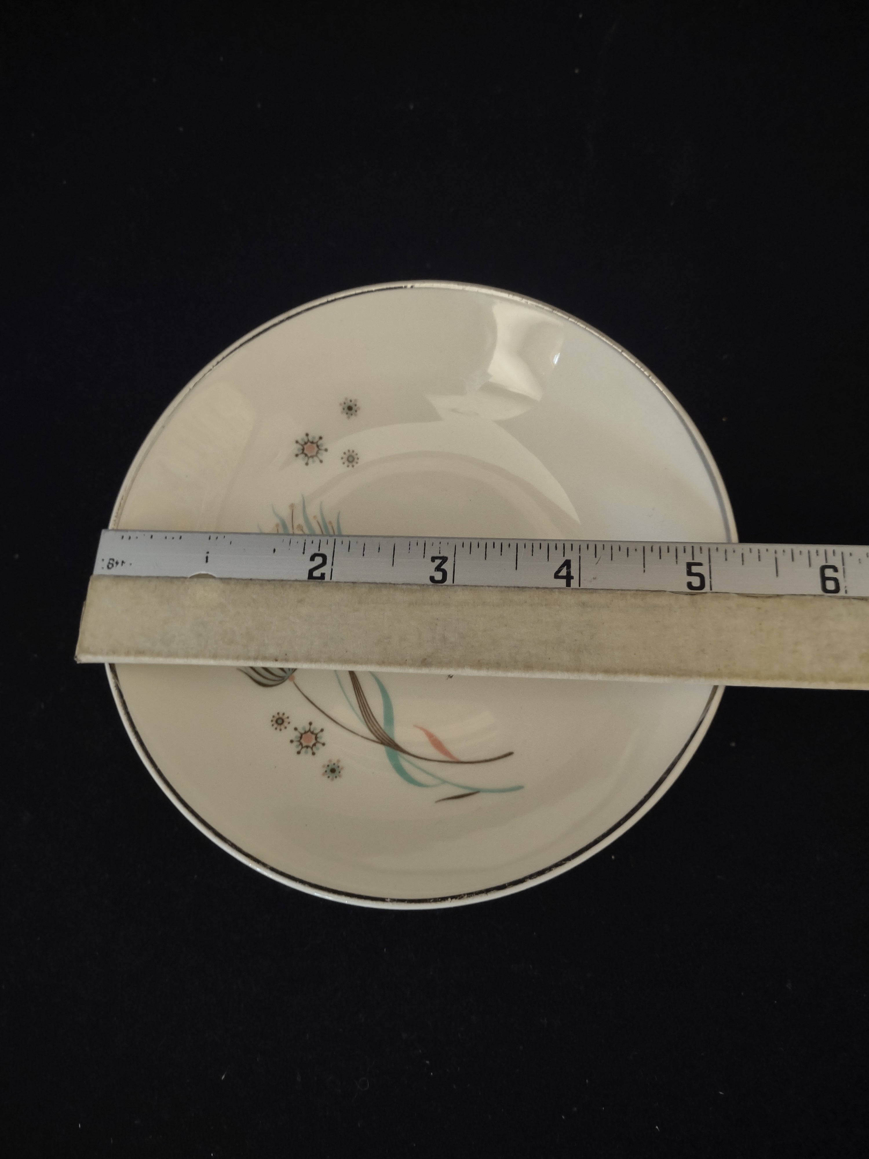 Vintage Crooksville Enchantment Berry Bowls Set of 4 Mid Century [6546]