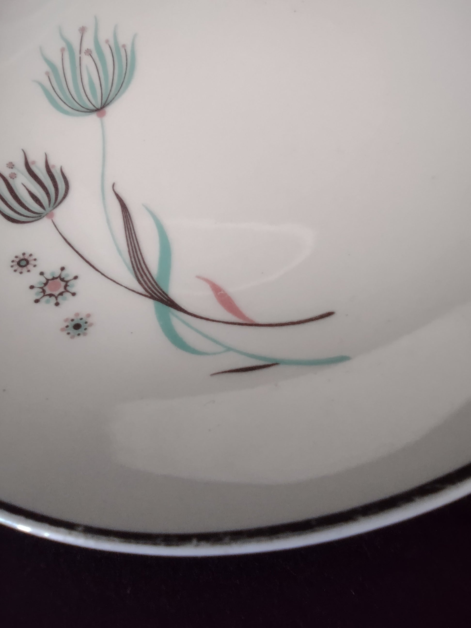 Vintage Crooksville Enchantment Berry Bowls Set of 4 Mid Century [6546]