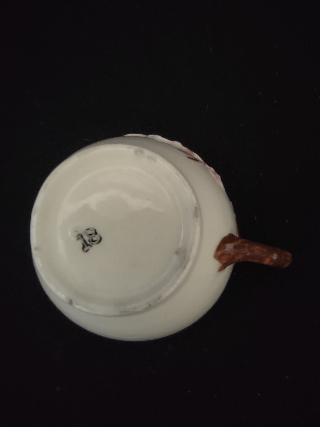 Vintage Metlox Poppytrail Cup Saucer Pink Cherry Blossom California [6548]