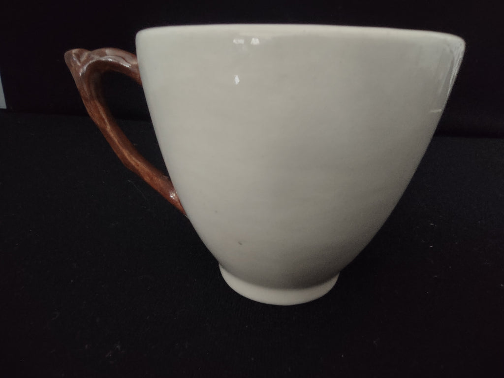 Vintage Metlox Poppytrail Wild Rose Cup & Saucer Set Pink REPAIRED [6549]