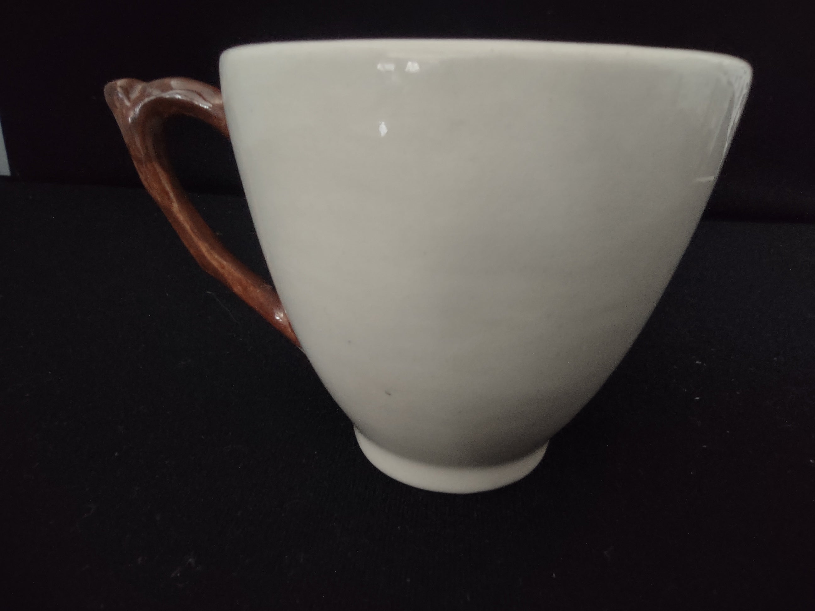 Vintage Metlox Poppytrail Wild Rose Cup & Saucer Set Pink REPAIRED [6549]