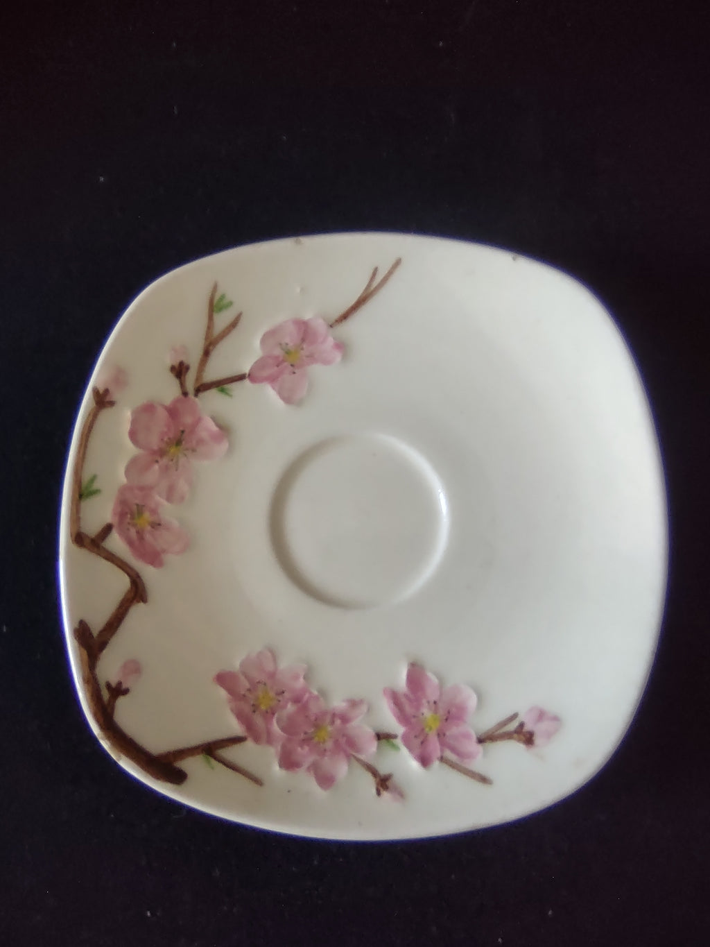 Vintage Metlox Poppytrail Peach Blossom Bread Butter Plate California [6551]