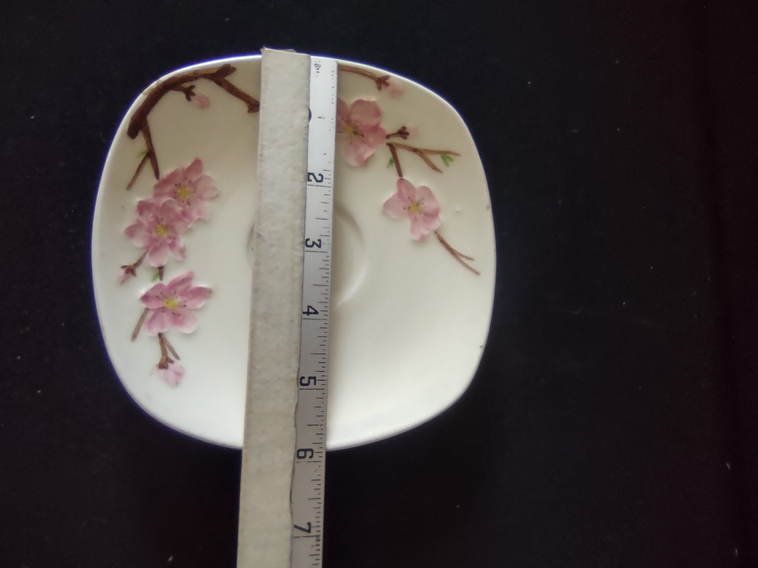 Vintage Metlox Poppytrail Peach Blossom Bread Butter Plate California [6551]
