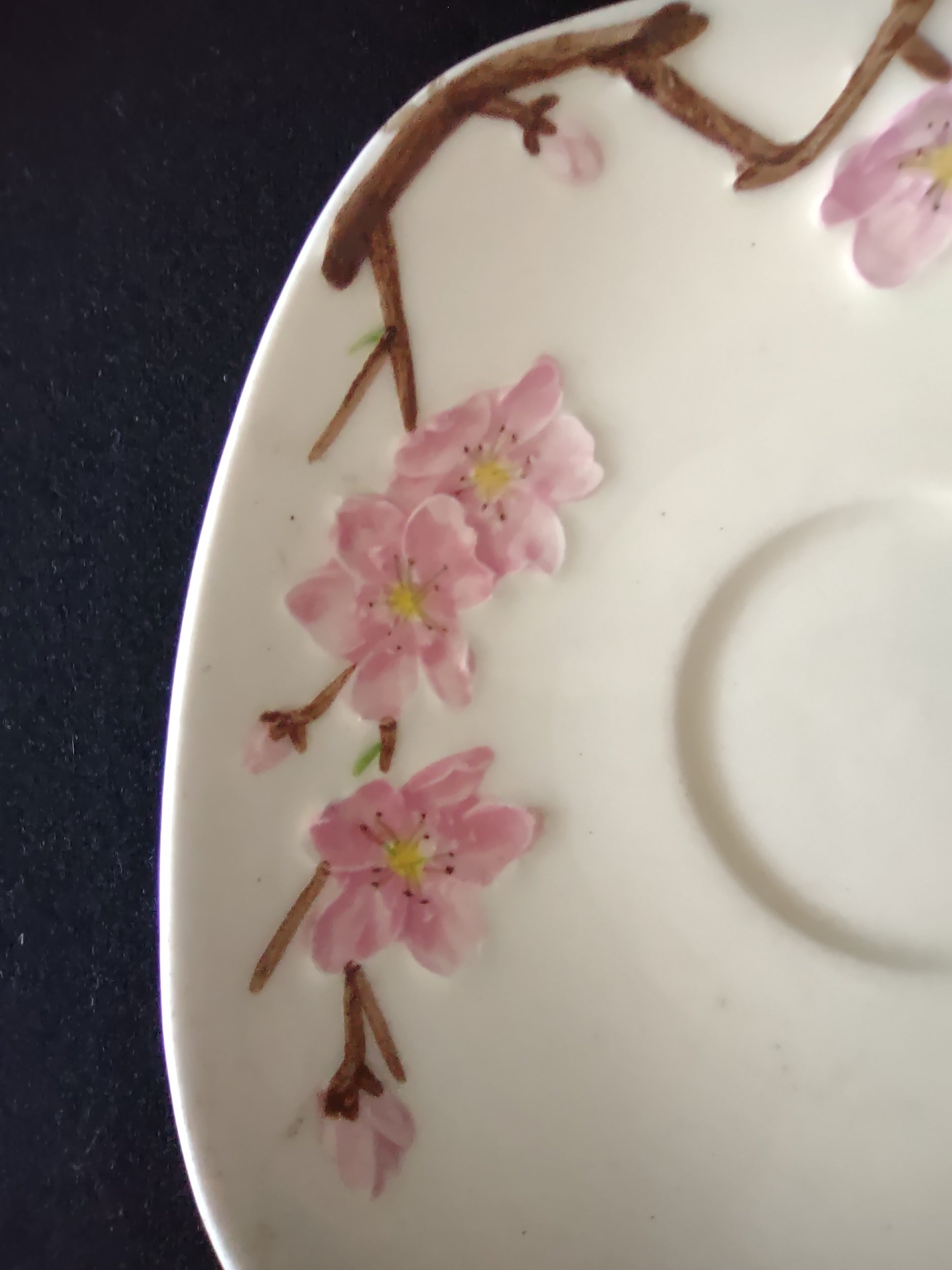 Vintage Metlox Poppytrail Peach Blossom Bread Butter Plate California [6551]