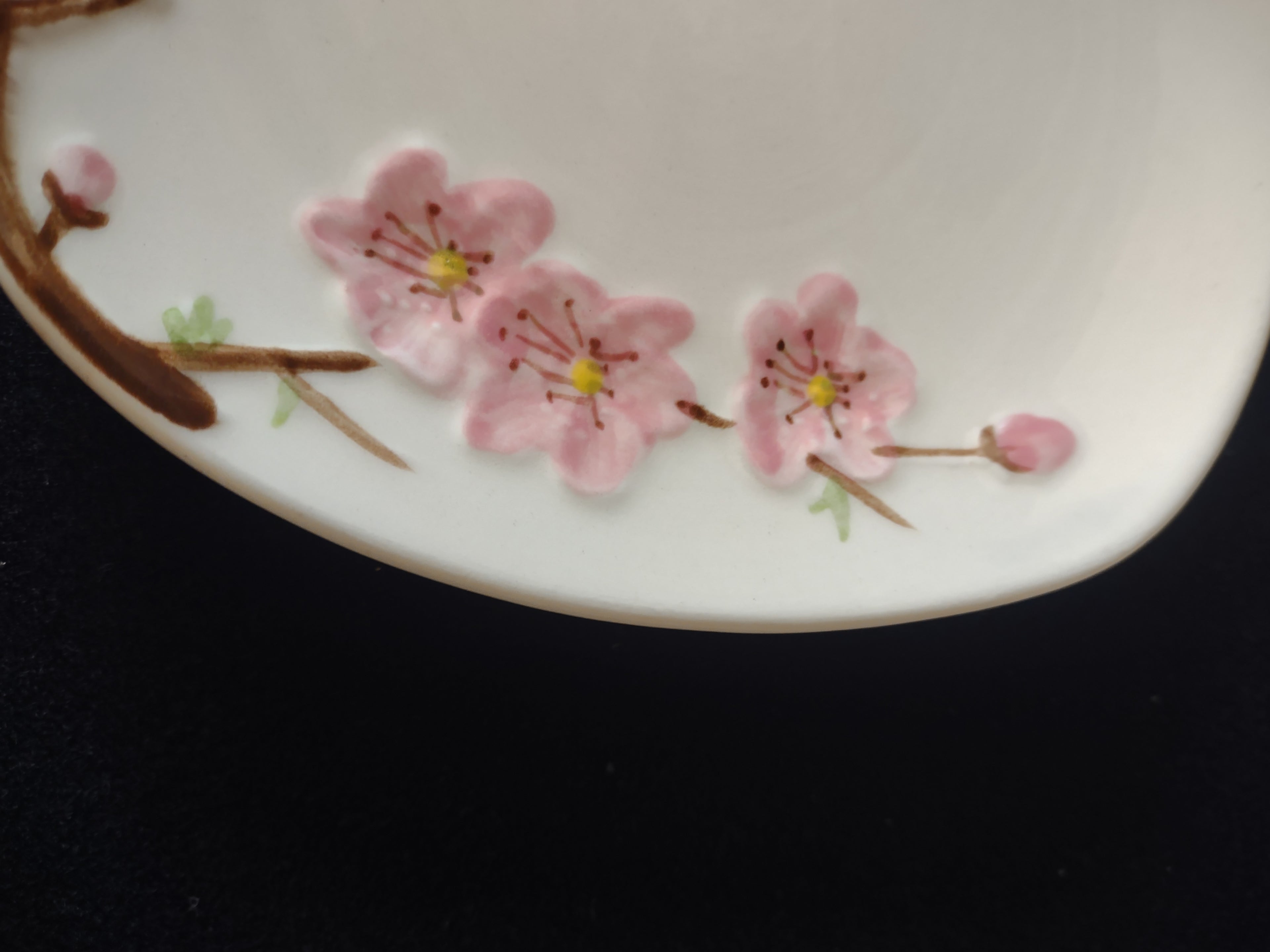 Vintage Metlox Poppytrail Peach Blossom Bread Butter Plate California [6552]