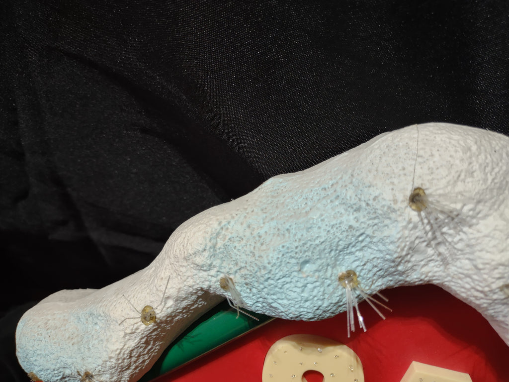 Vintage Christmas Santa Stop Here Lighted Yard Sign [4865]