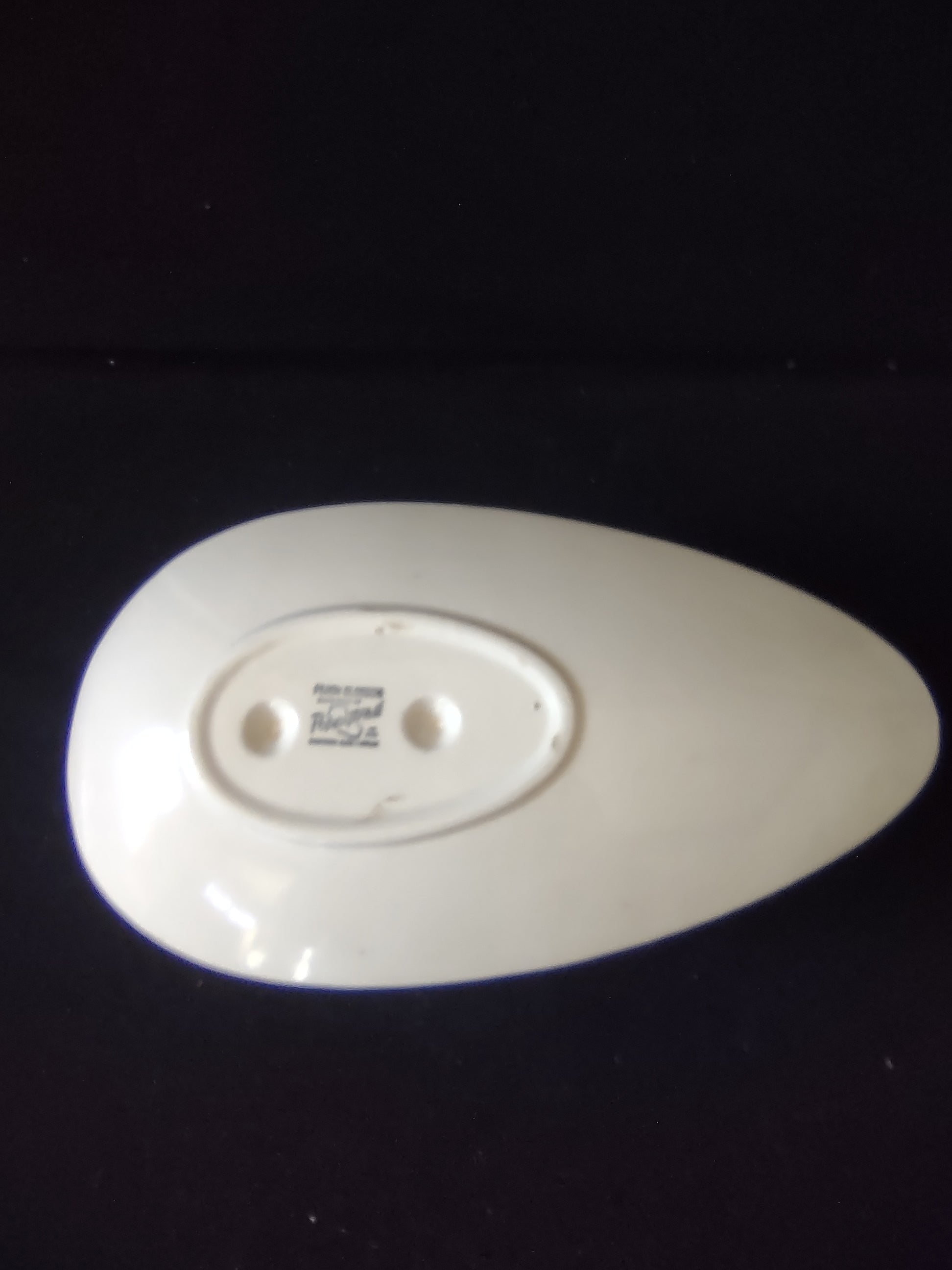 Vintage Metlox Poppytrail Peach Blossom Gravy Boat Underplate Pink [6554]