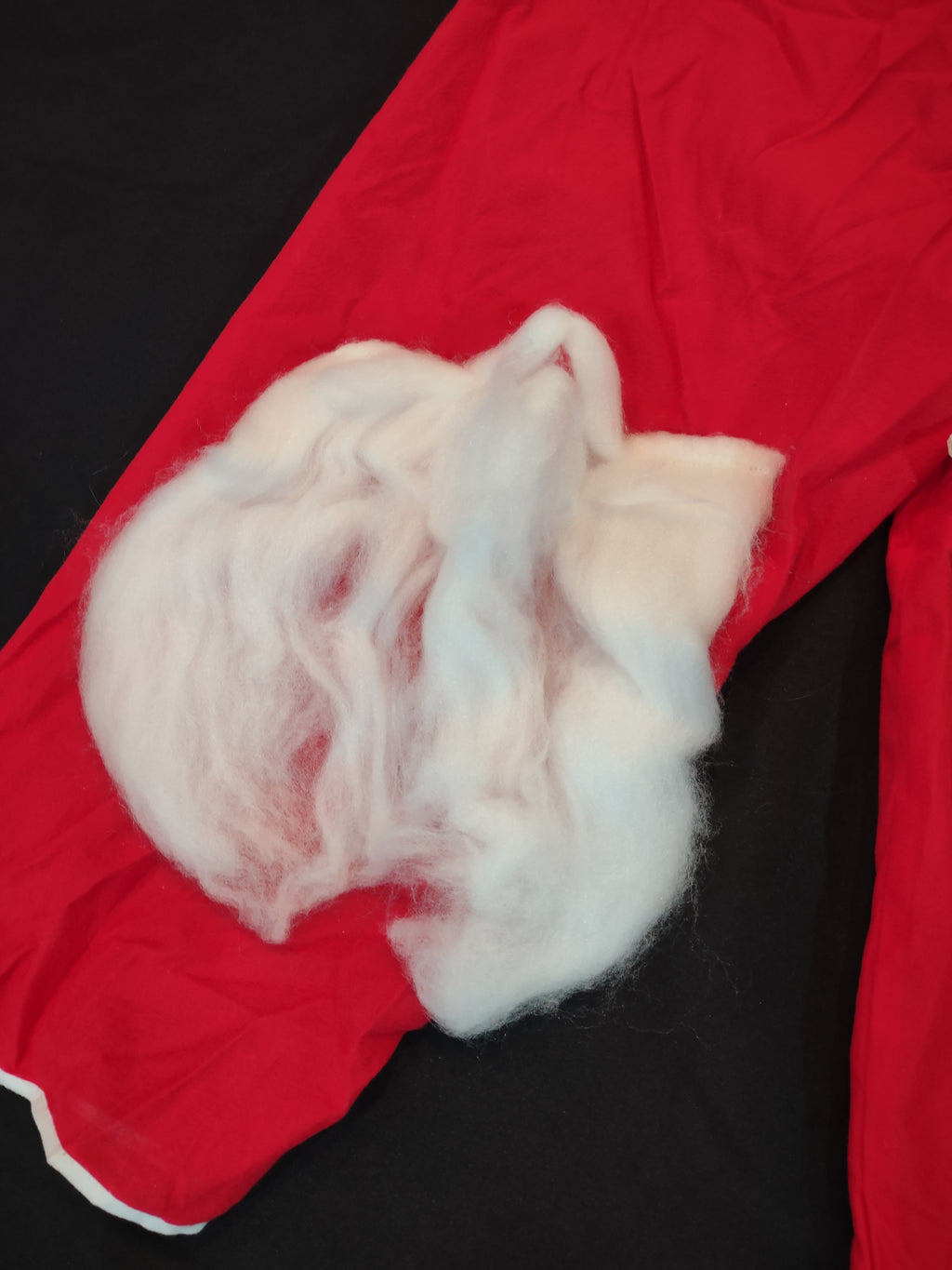 Vintage Santa Suit Costume Complete 5-Piece Set Red White [4866]