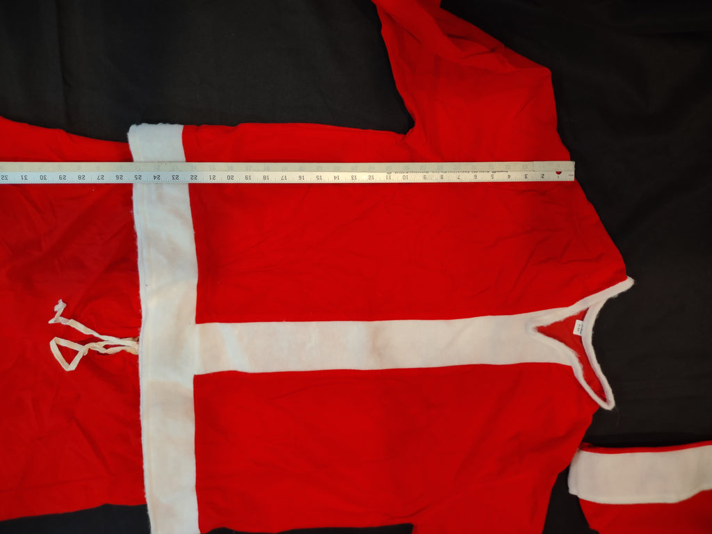 Vintage Santa Suit Costume Complete 5-Piece Set Red White [4866]