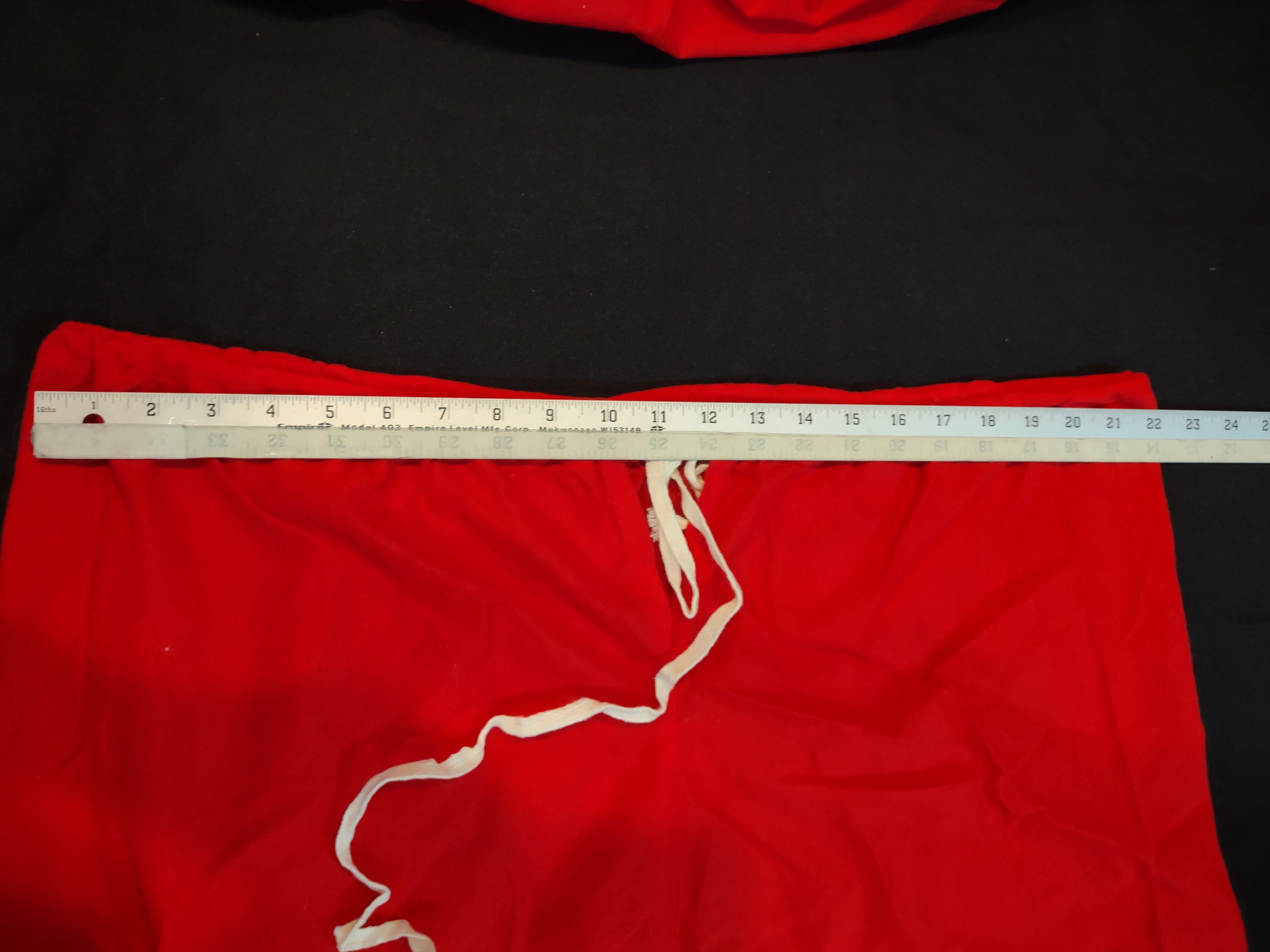 Vintage Santa Suit Costume Complete 5-Piece Set Red White [4866]