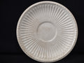 Vintage Wedgwood Edme Saucer White Ribbed Crazing Earthenware England [6559]