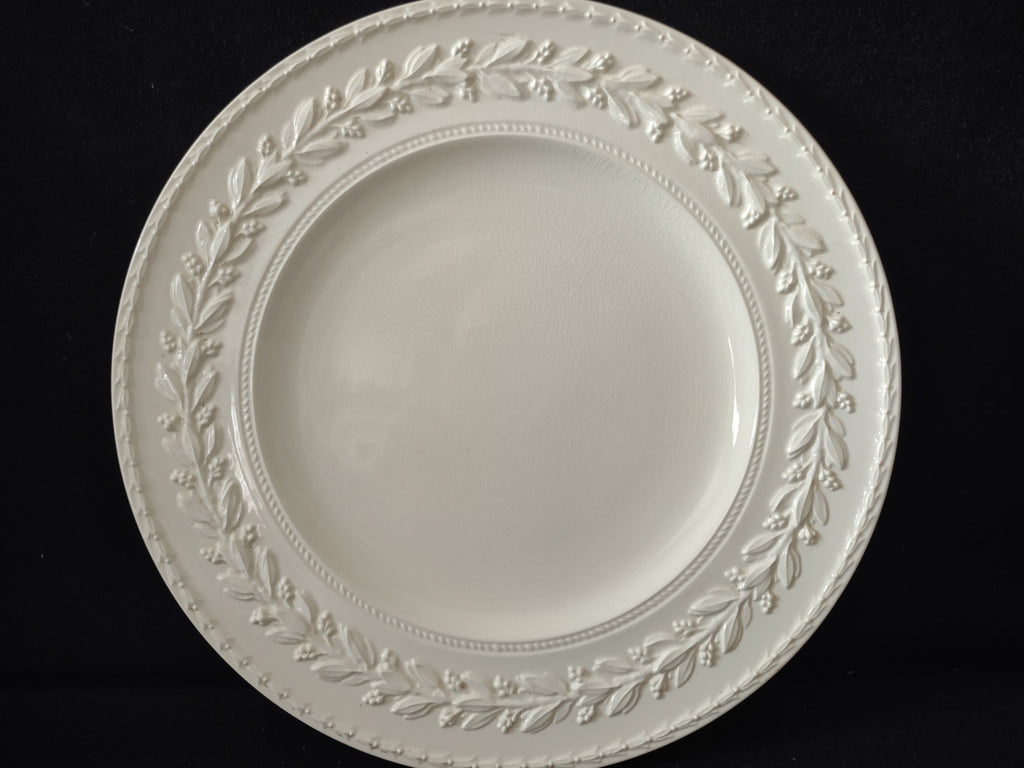 Vintage Wedgwood Queens Ware Laurel Dinner Plate 9" Crazing Earthenware [6562]