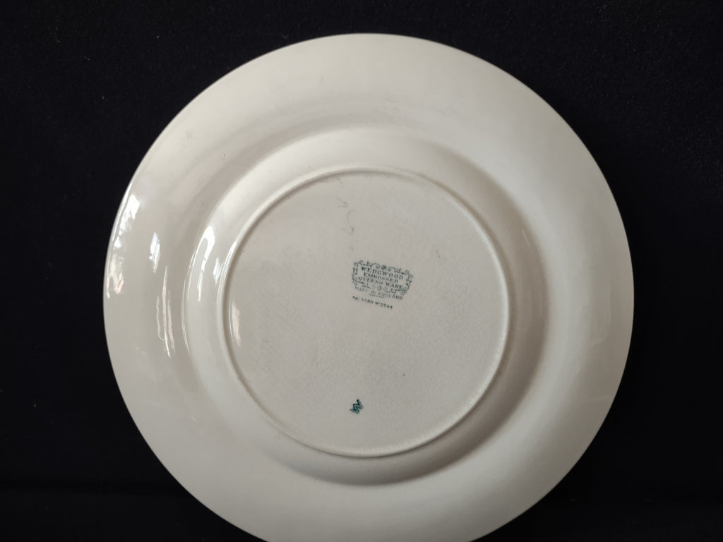 Vintage Wedgwood Queens Ware Laurel Dinner Plate 9" Crazing Earthenware [6562]