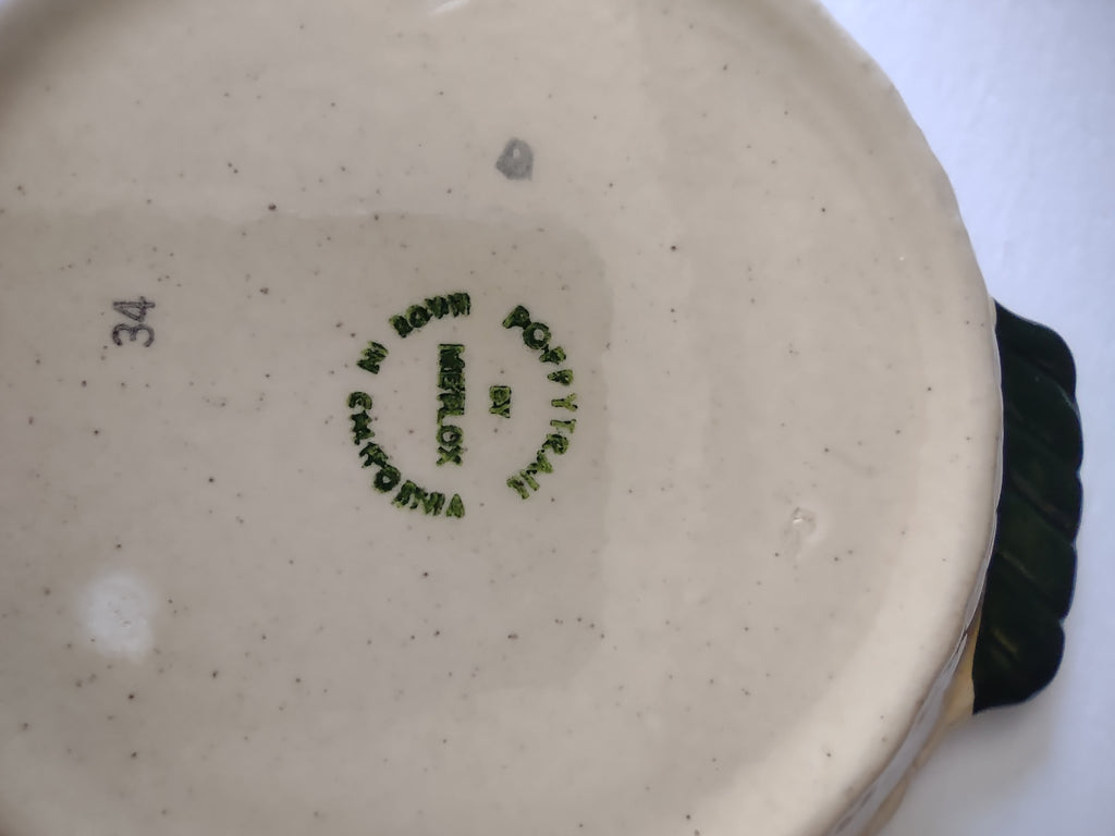 Vintage Metlox Poppytrail California Provincial Serving Bowl [6571]