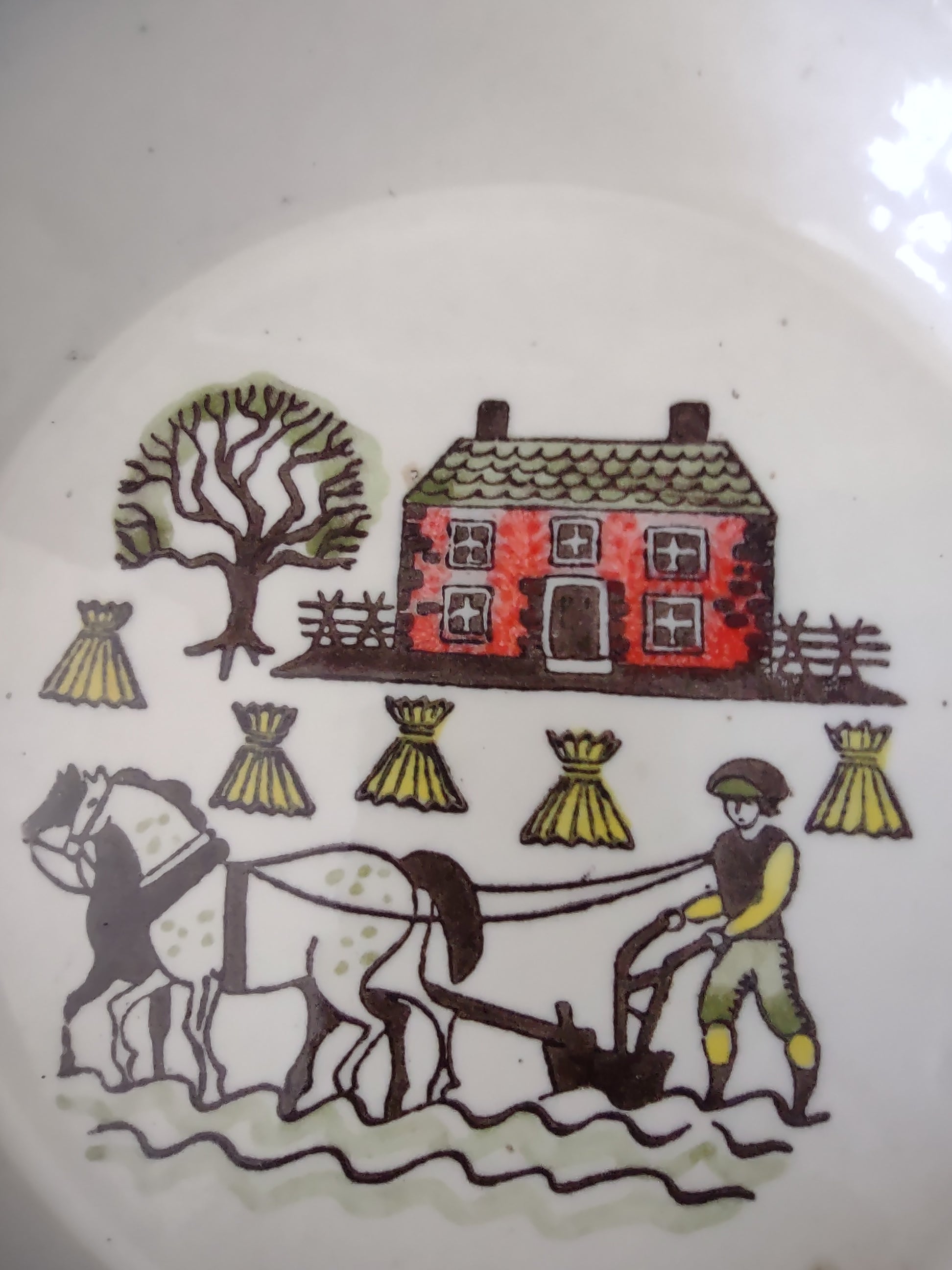 Vintage Metlox Poppytrail Homestead Provincial Serving Bowl [6572]