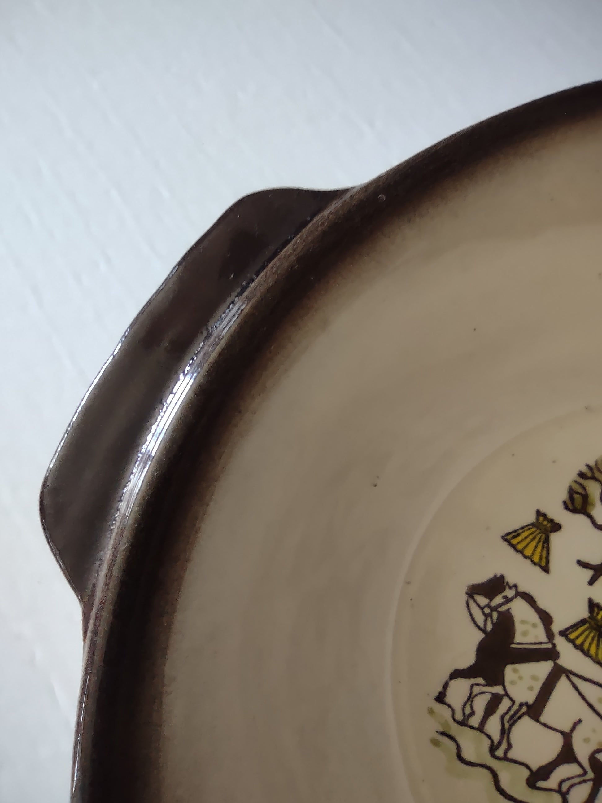 Vintage Metlox Poppytrail Homestead Provincial Serving Bowl [6572]
