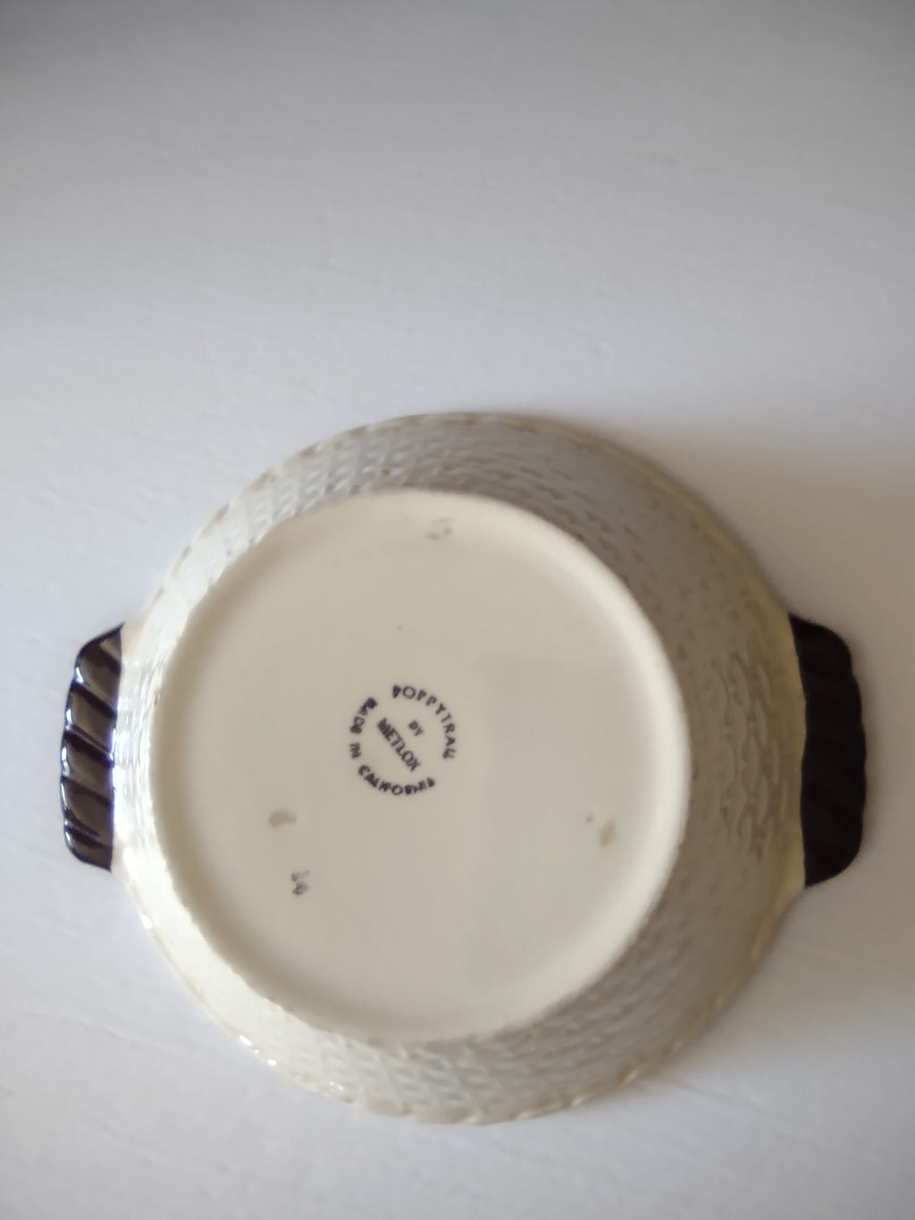 Vintage Metlox Poppytrail Homestead Provincial Serving Bowl [6572]