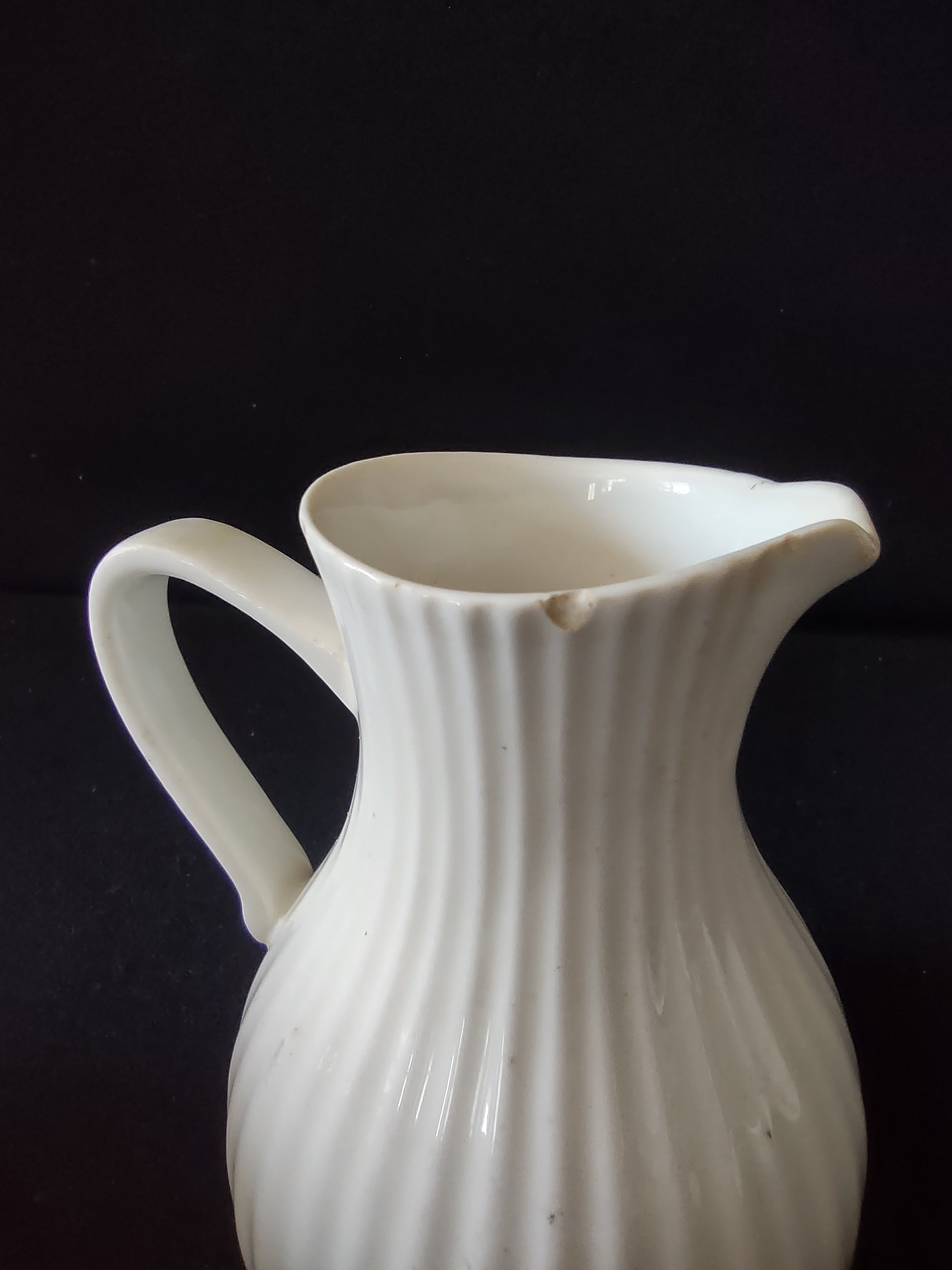 Vintage Ernest Sohn Creations Ribbed Cream & Sugar Set No Lid [6575]