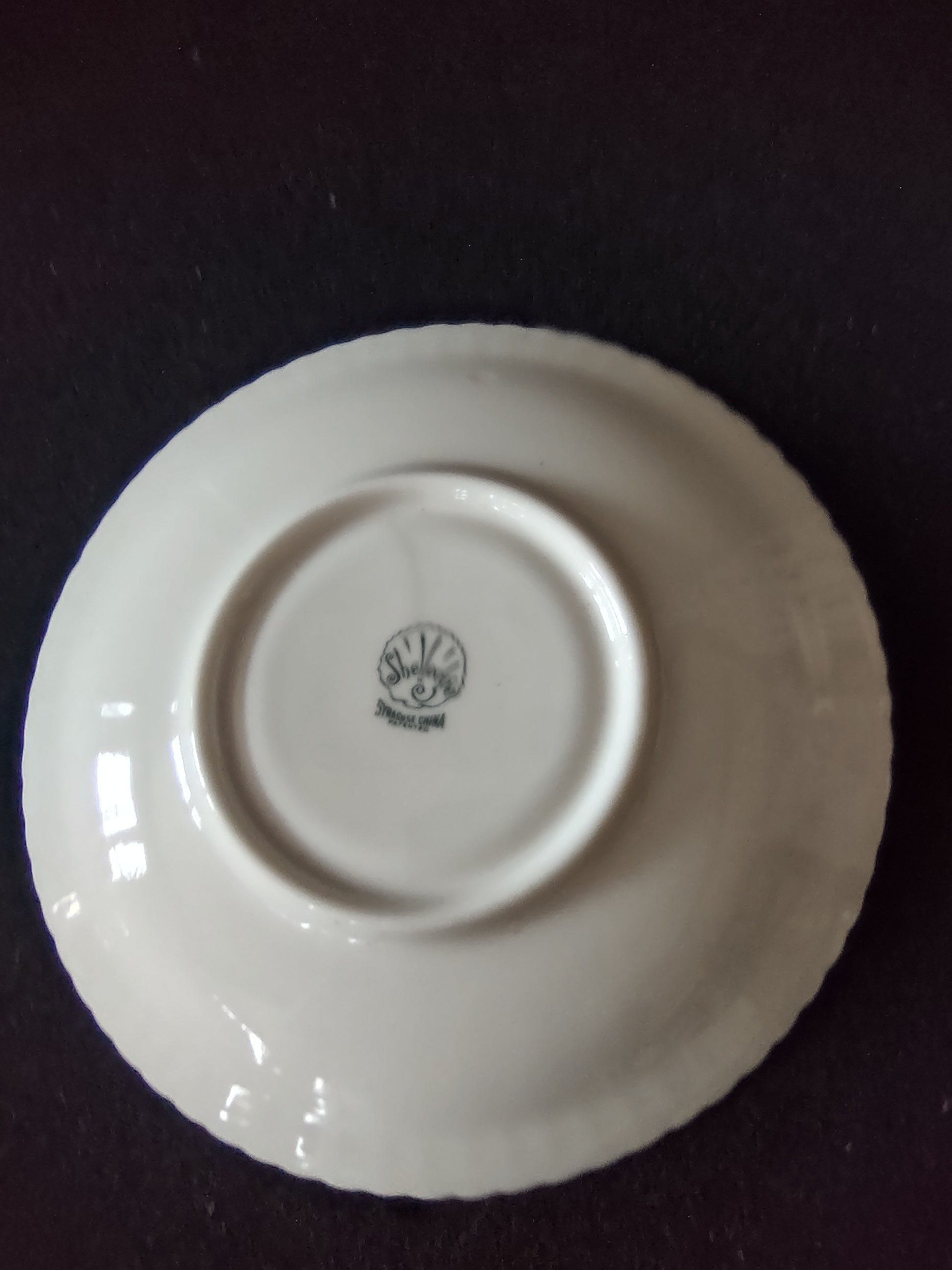 Vintage Syracuse China Shelledge White Saucer [6582]