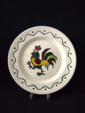 Vintage Pfaltzgraff Provincial Rooster Plate Green & Red [6585]