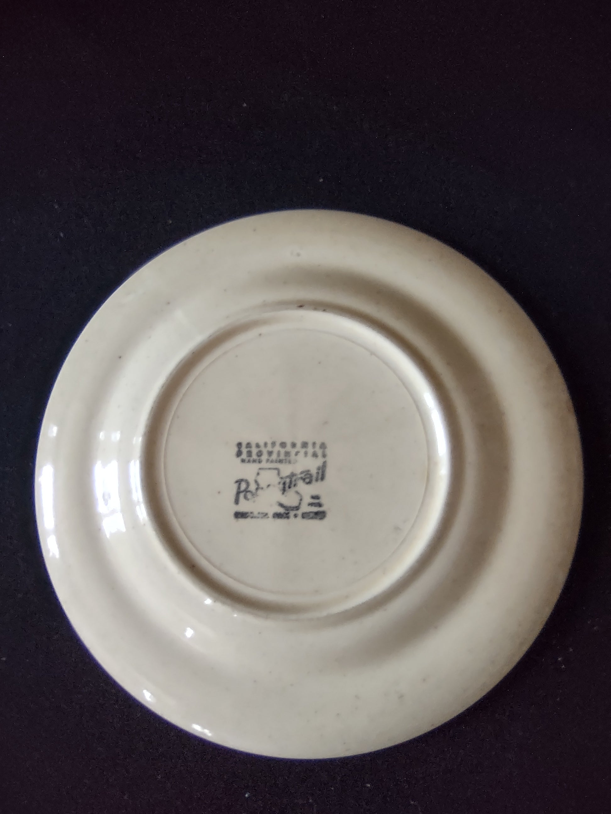 Vintage Pfaltzgraff Provincial Rooster Plate Green & Red [6585]