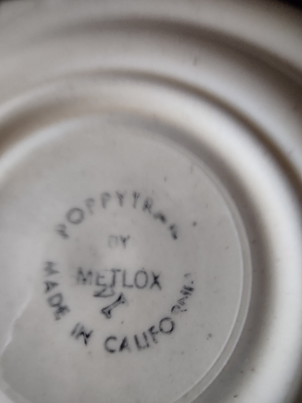 Vintage Metlox Poppytrail Provincial Cup and Saucer Sets Lot of 2 [6587]
