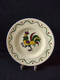Vintage Metlox Poppytrail California Provincial Rooster Small Plate [6588]
