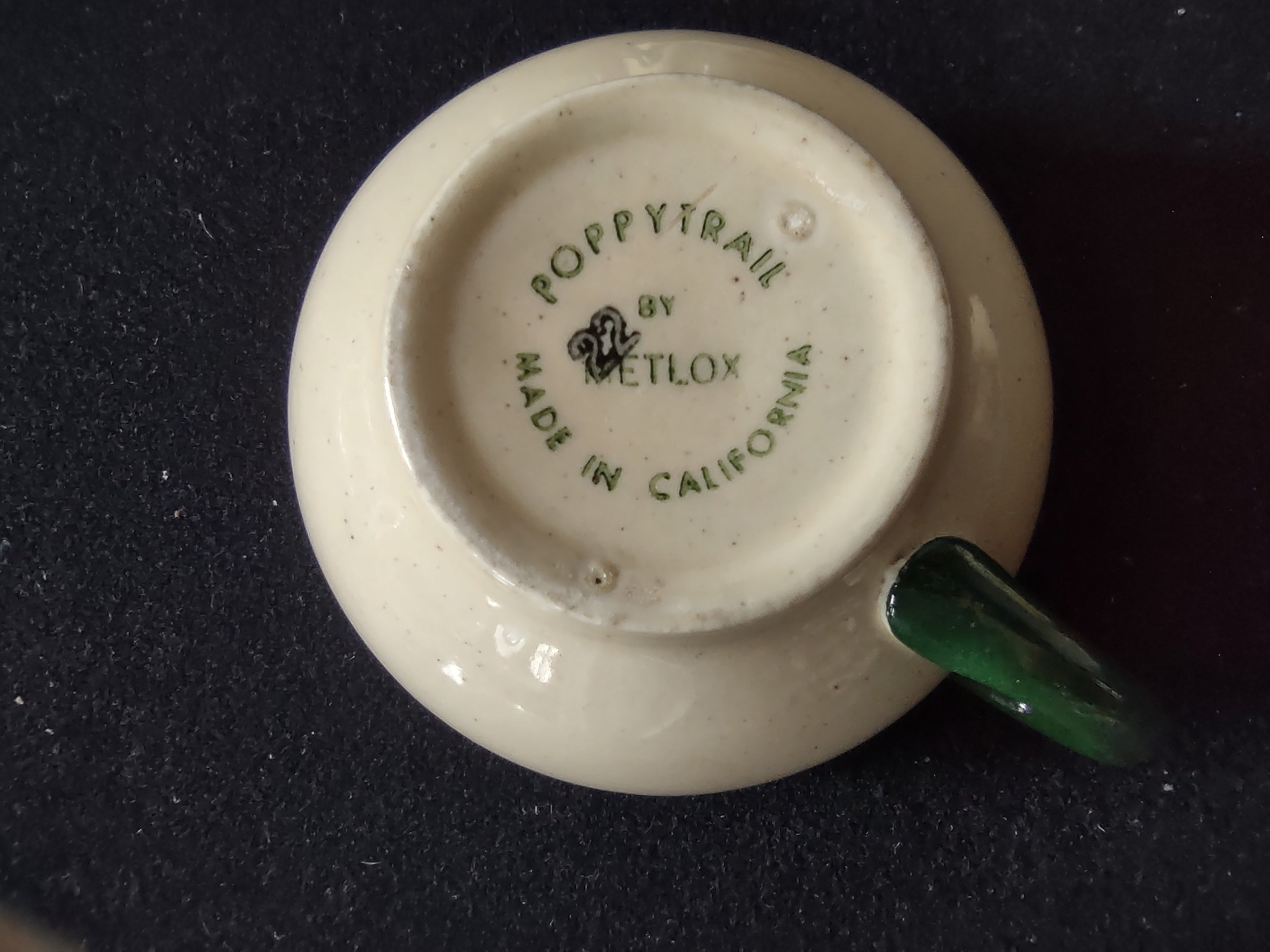 Vintage Metlox Poppytrail California Provincial Cups Set of 5 [6589]