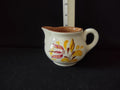 Vintage Stangl Provincial Creamer Yellow & Burgundy Tulip Approx 3" [6592]