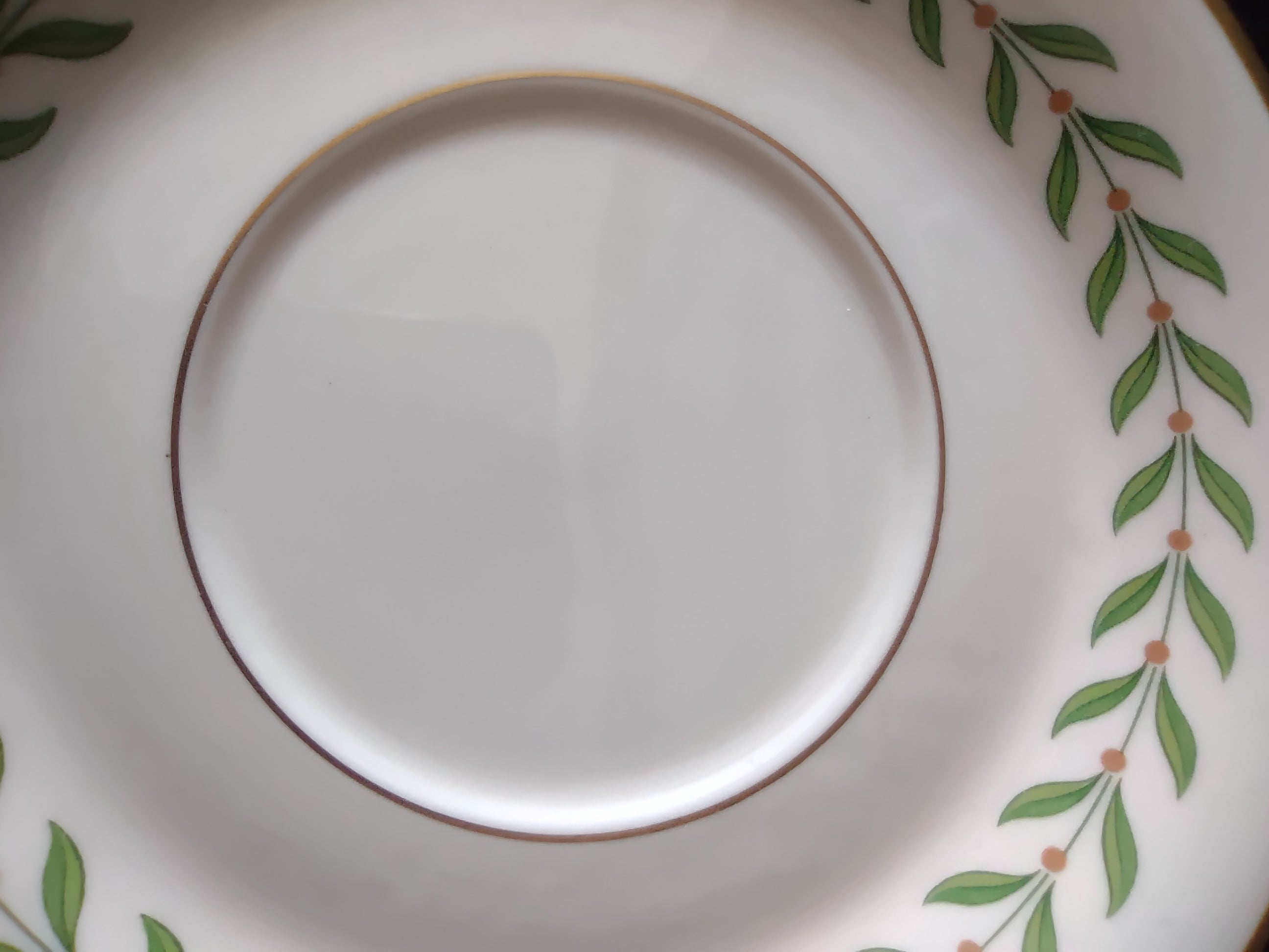 Vintage Syracuse China Old Ivory Bullion Soup Cup & Saucer Set of 2 [6599]