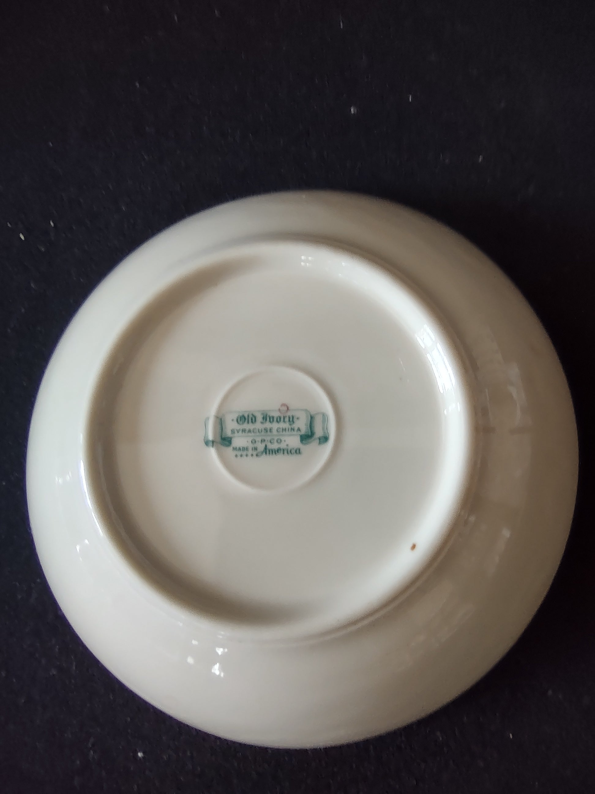 Vintage Syracuse China Old Ivory Green Laurel Berry Bowls Set of 3 [6600]
