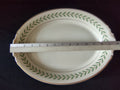 Vintage Syracuse China Old Ivory Green & Peach Laurel Oval Platter 12" [6607]