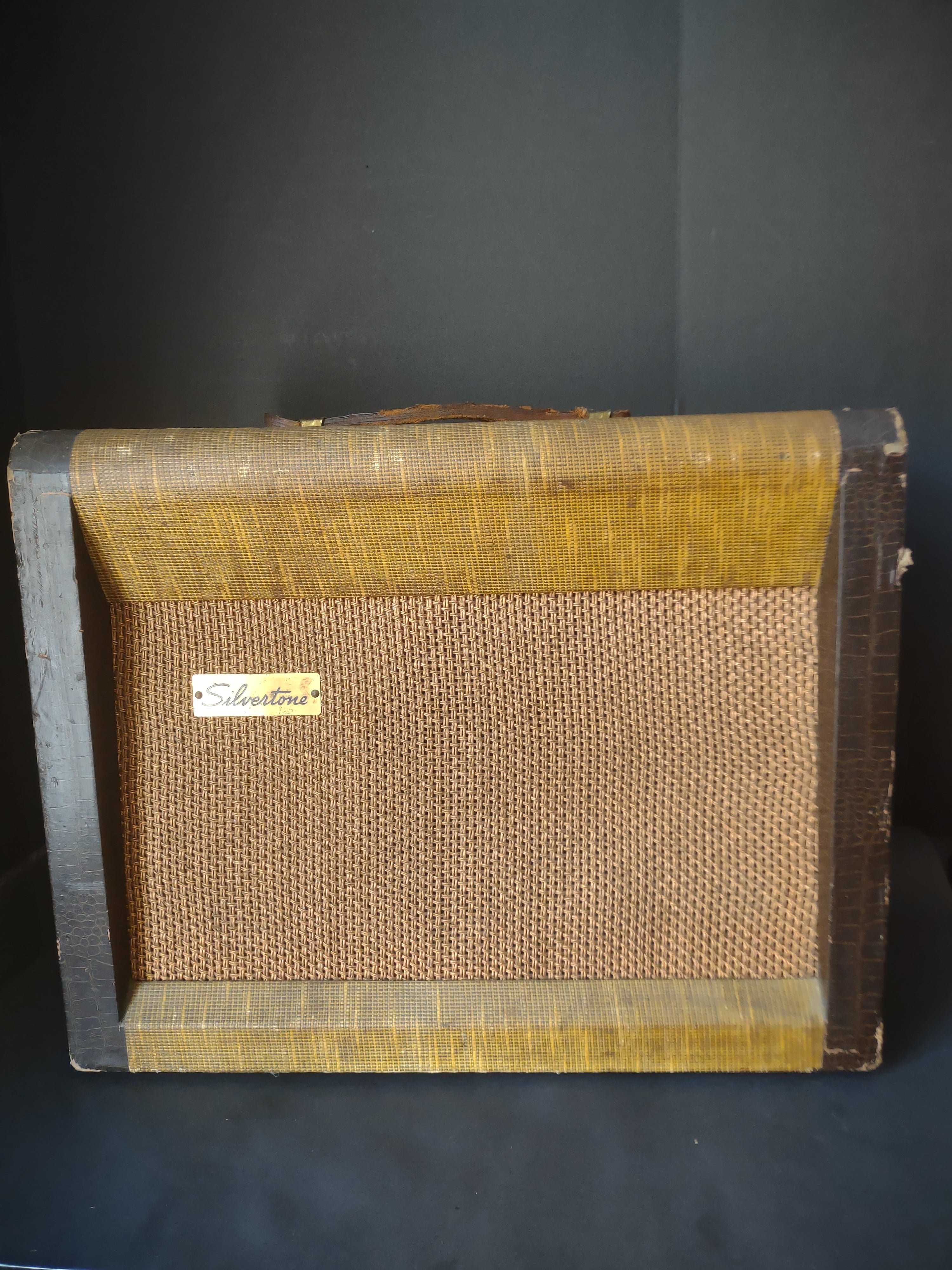 Vintage Silvertone Model 1333 Tube Amplifier Tremolo Sears [6608]