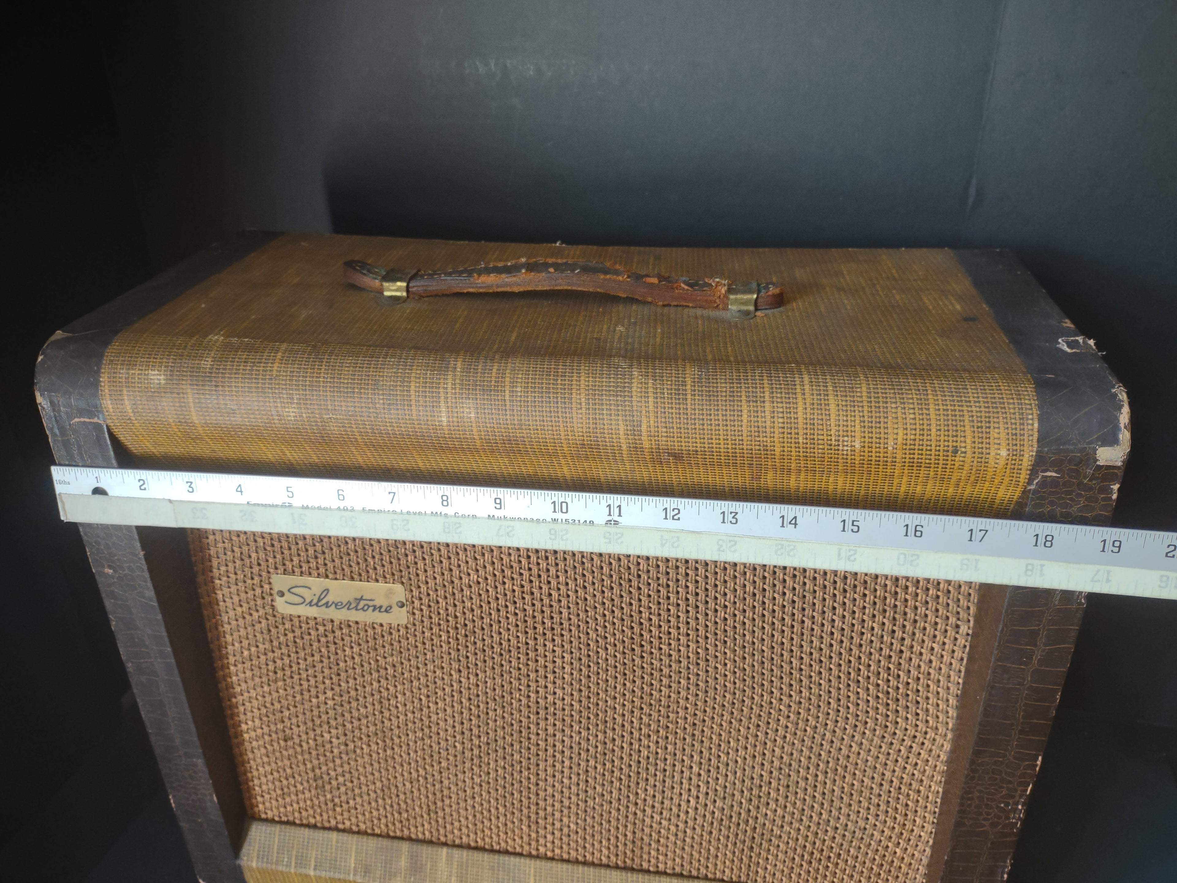 Vintage Silvertone Model 1333 Tube Amplifier Tremolo Sears [6608]