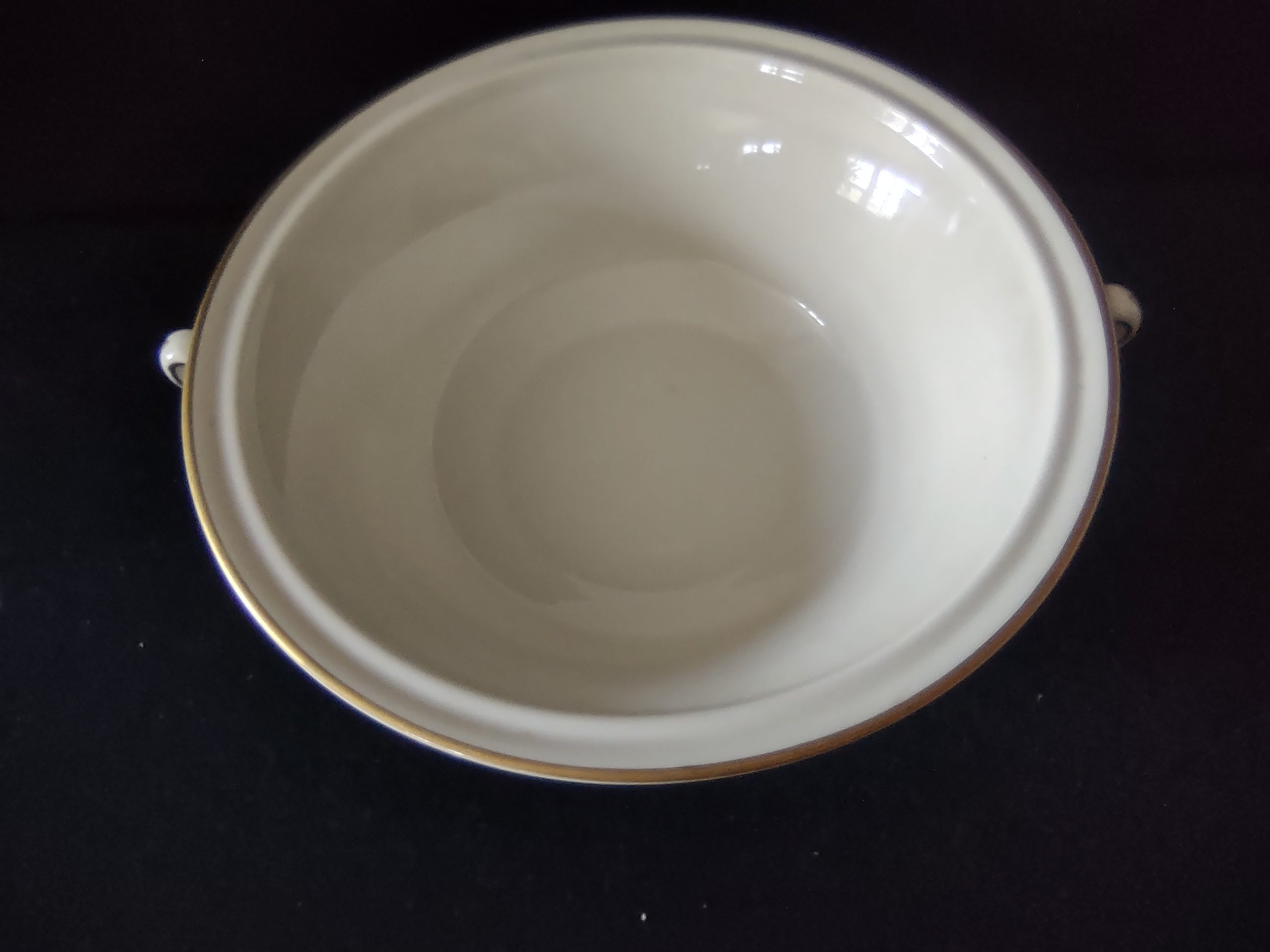 Vintage Syracuse China Old Ivory Covered Vegetable Bowl with Lid Laurel [6613]