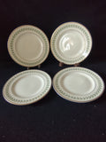 Vintage Syracuse China Greenwood Old Ivory Bread Butter Plates Set 4 [6614]
