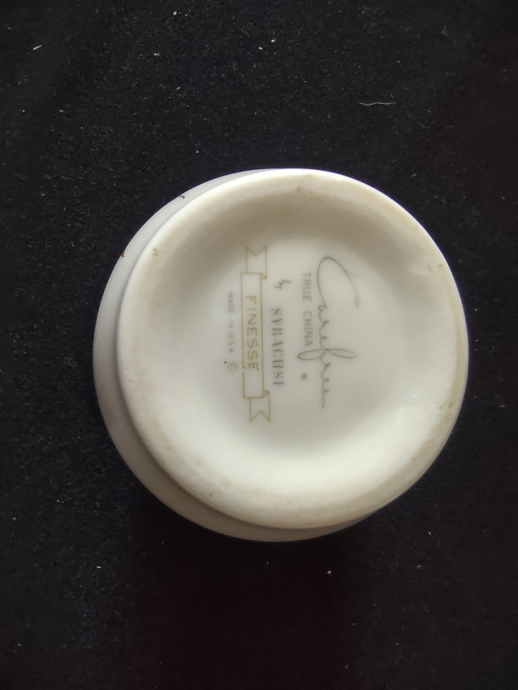 Vintage Syracuse China Carefree Finesse Cream & Sugar Set [6615]