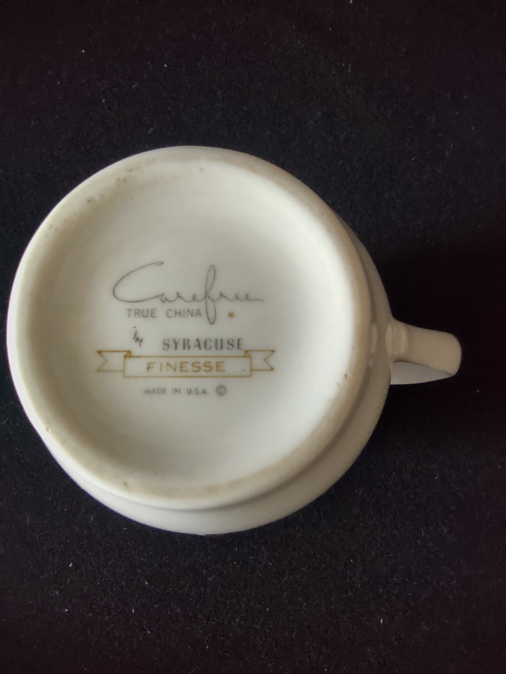 Vintage Syracuse China Carefree Finesse Cream & Sugar Set [6615]