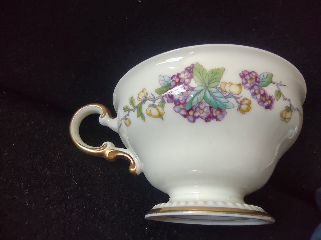Vintage Castleton China Phoenix Cup & Saucer Set 2 Cups 2 Saucers [6636]