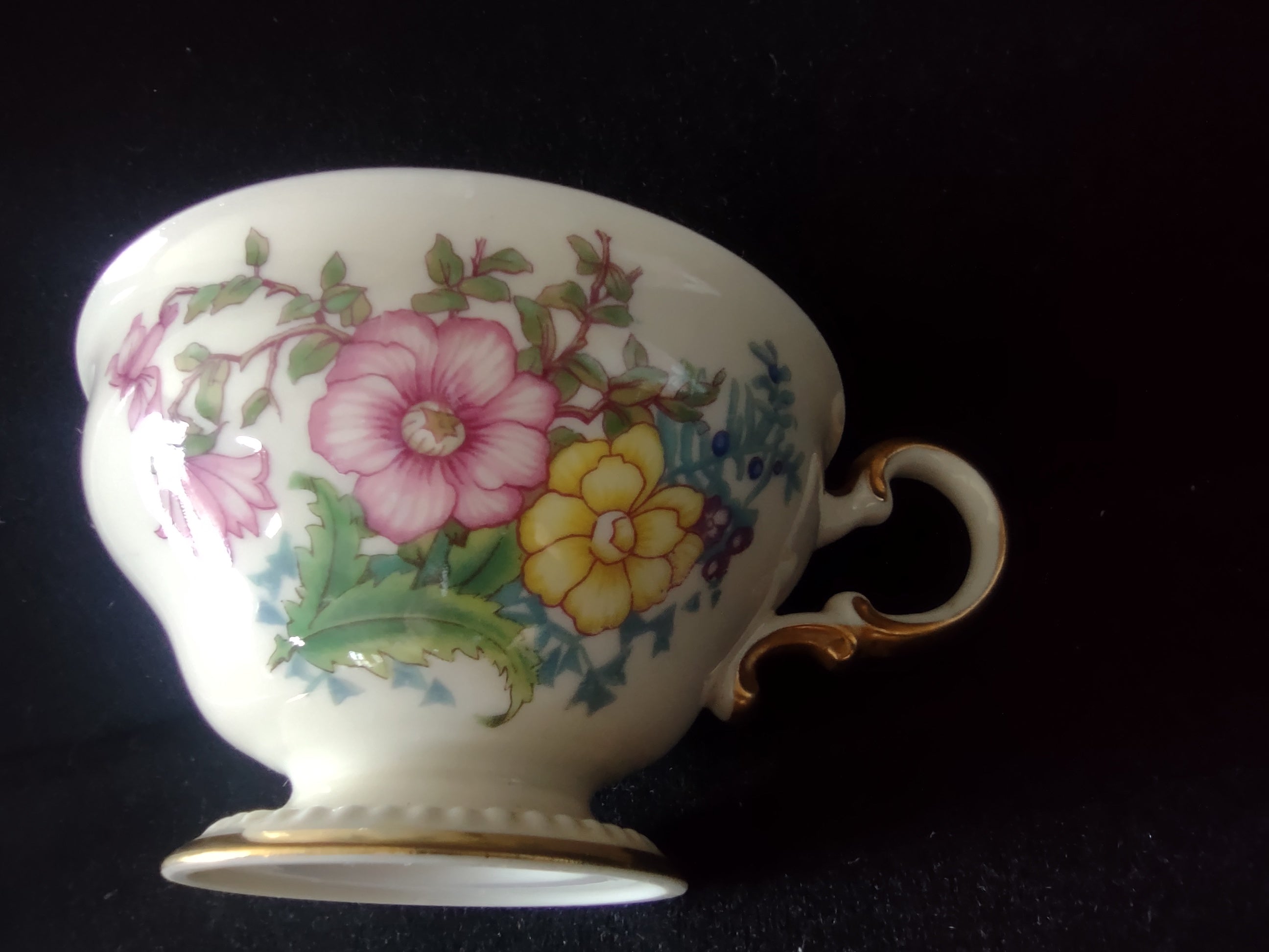 Vintage Castleton China Phoenix Cup & Saucer Set 2 Cups 2 Saucers [6636]