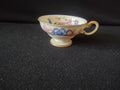 Vintage Castleton China Phoenix Demitasse Cup Blue Pink Floral Gold Trim [6637]