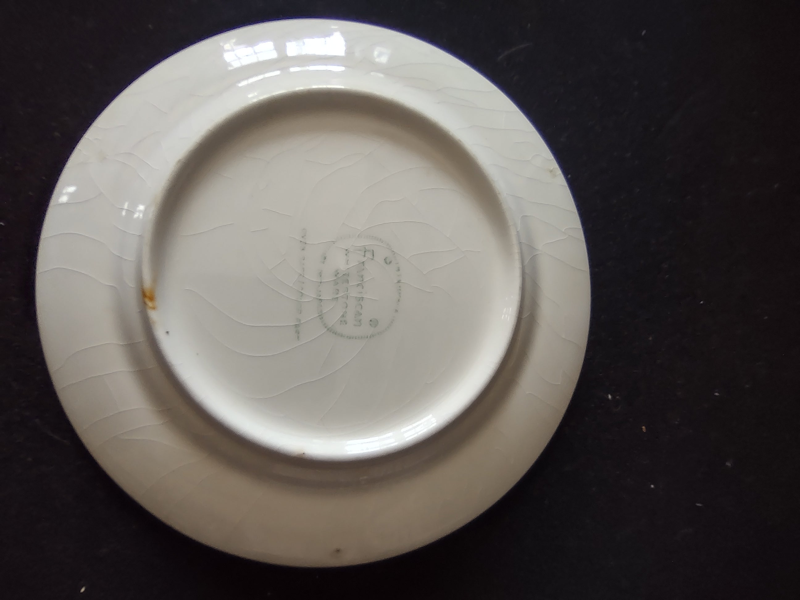 Vintage Franciscan Picnic Bread Butter Plate Set of 3 Pears Peaches Japan [6642]