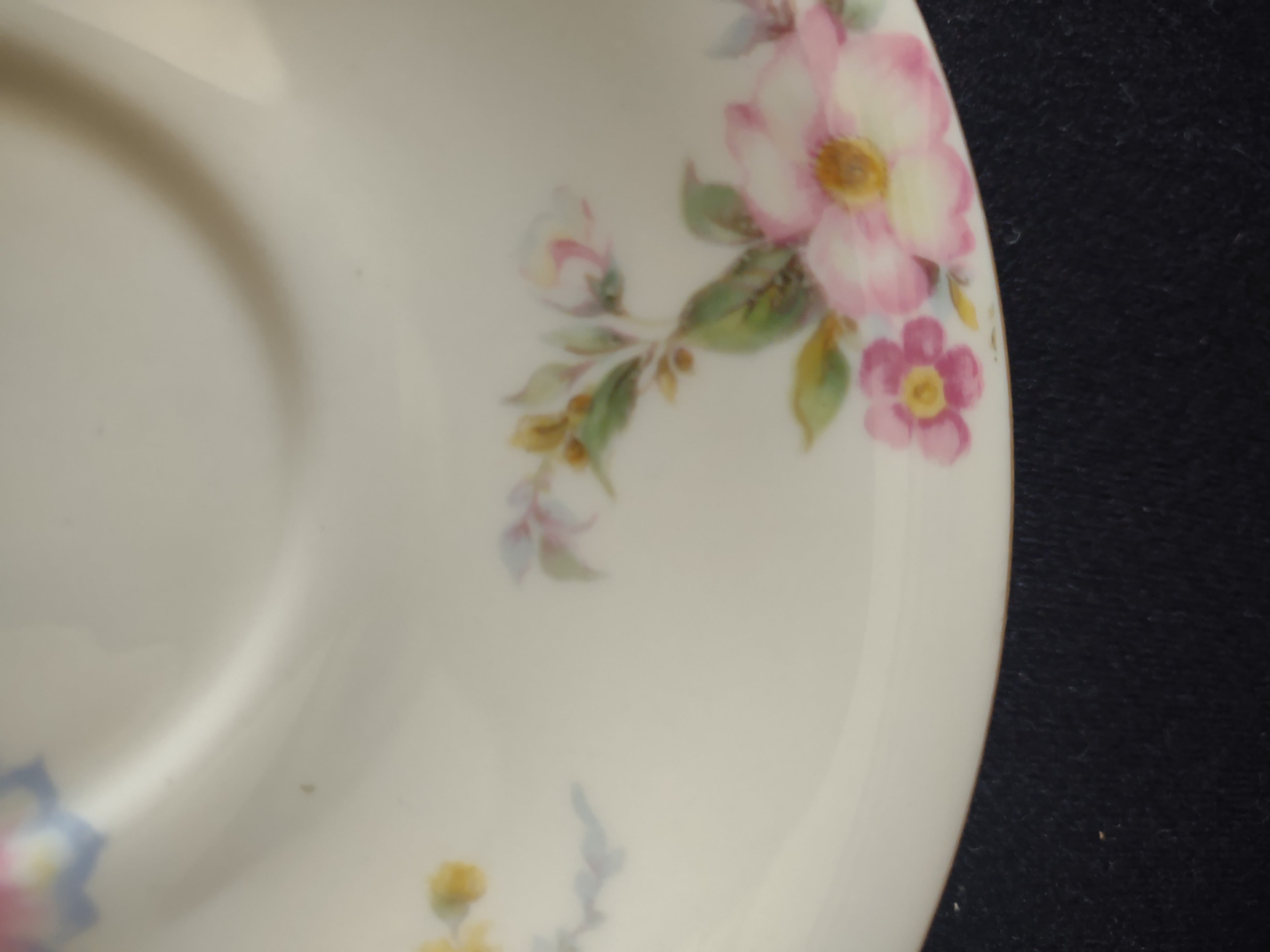 Vintage Castleton Sunnybrooke Saucer Pink Yellow Floral [6650]
