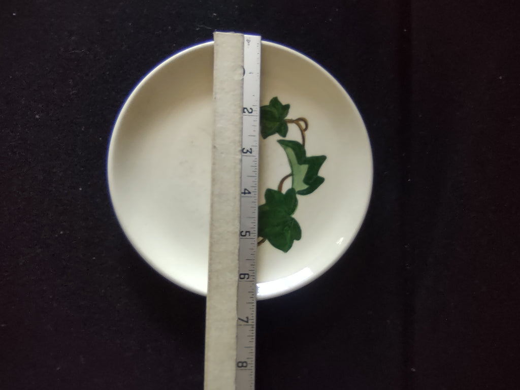 Vintage Metlox Poppytrail California Ivy Hand Painted Small Plates Set/2 [6651]