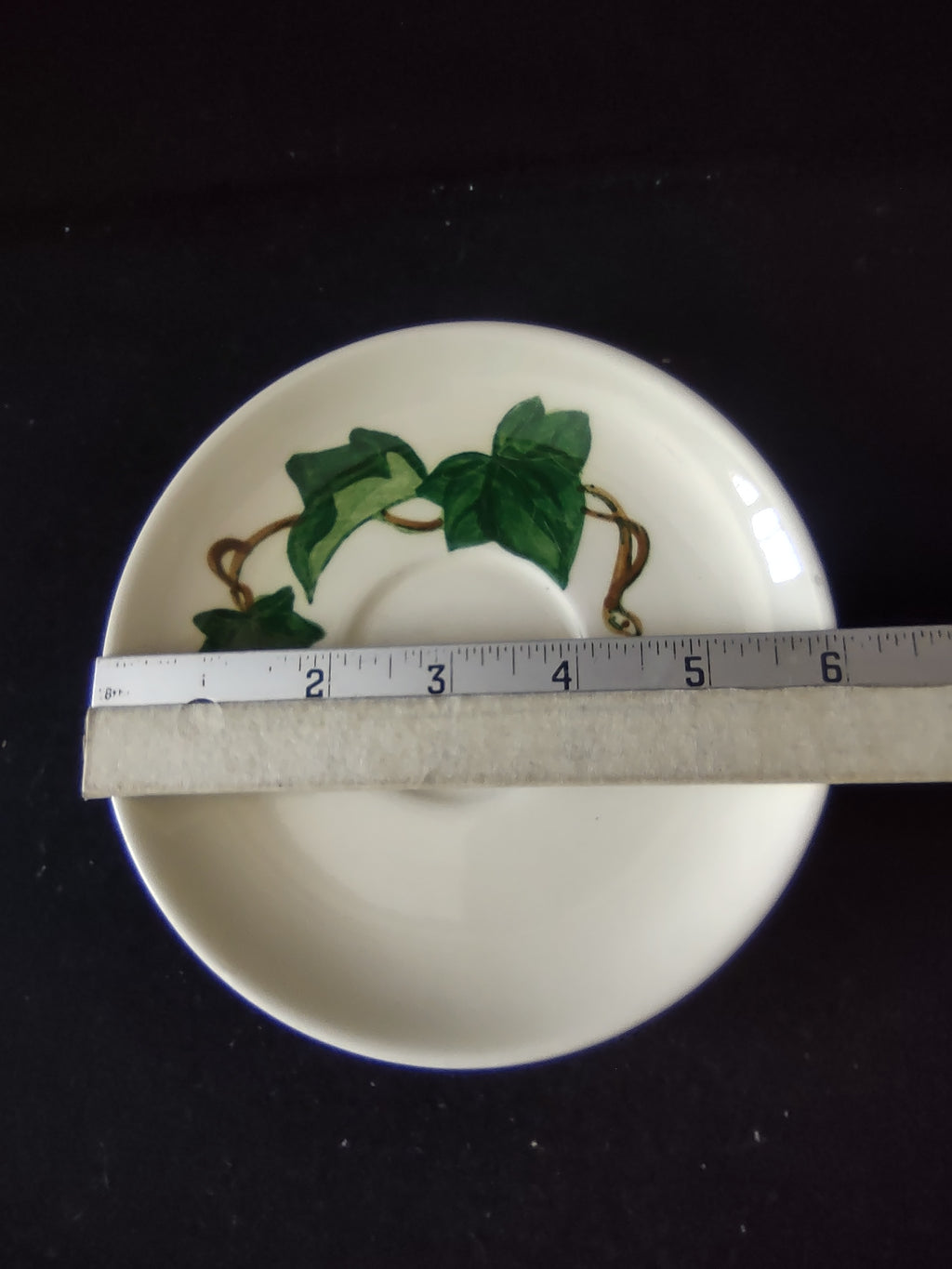 Vintage Metlox Poppytrail California Ivy Hand Painted Cup & Saucer Set [6652]