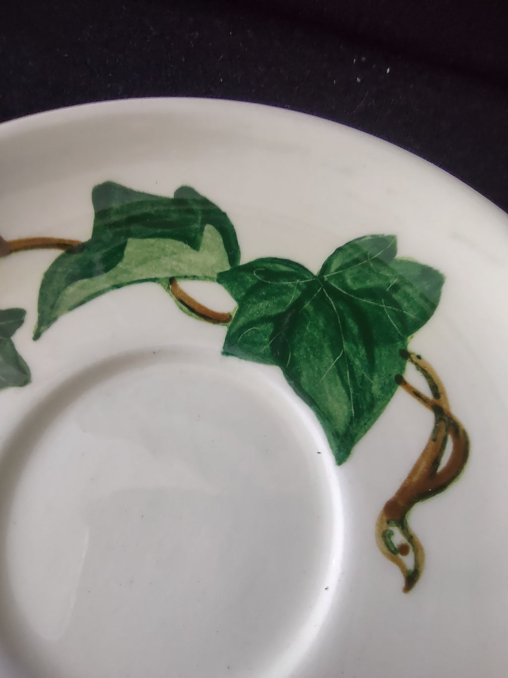 Vintage Metlox Poppytrail California Ivy Hand Painted Cup & Saucer Set [6652]