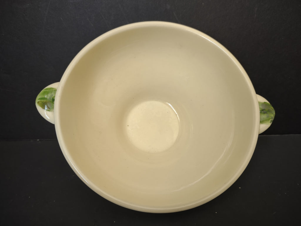 Vintage Franciscan Desert Rose Lugged Bowl Pink Roses USA REPAIRED[6664]