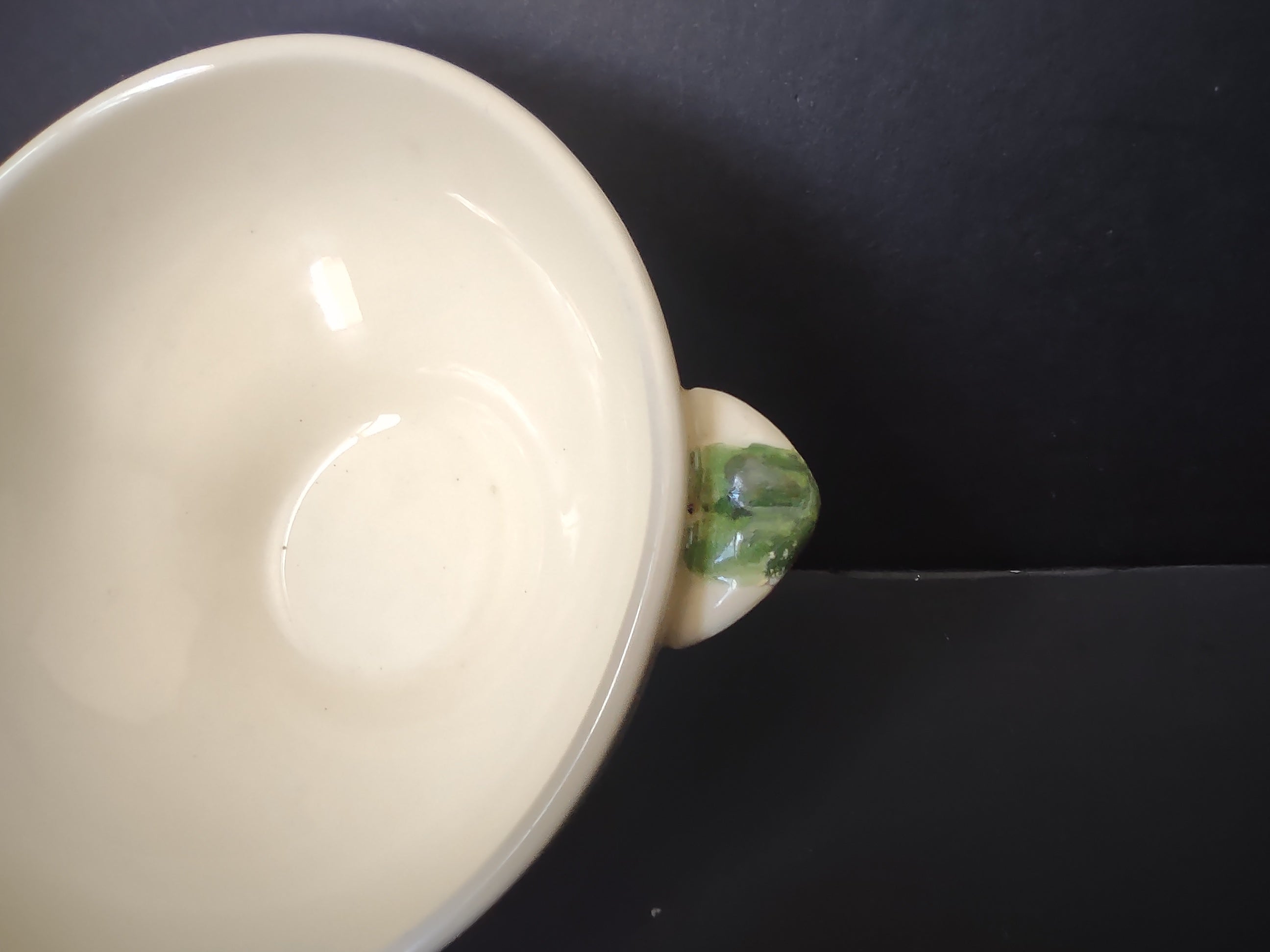 Vintage Franciscan Desert Rose Lugged Bowl Pink Roses USA REPAIRED[6664]