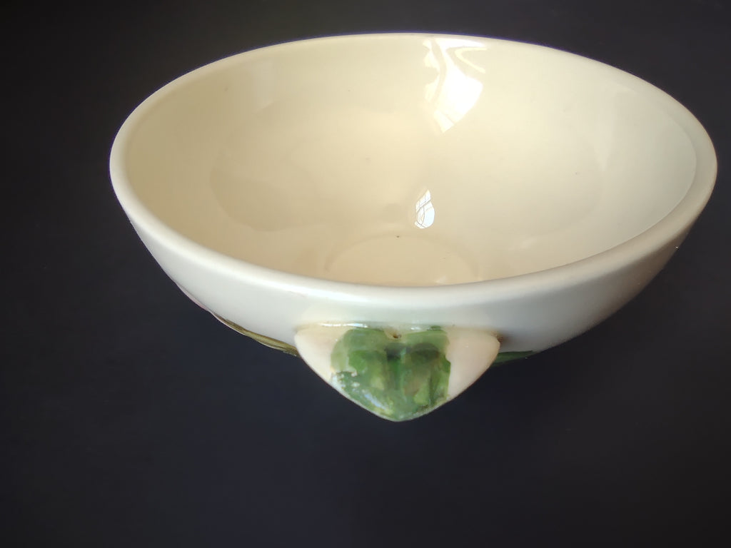Vintage Franciscan Desert Rose Lugged Bowl Pink Roses USA REPAIRED[6664]